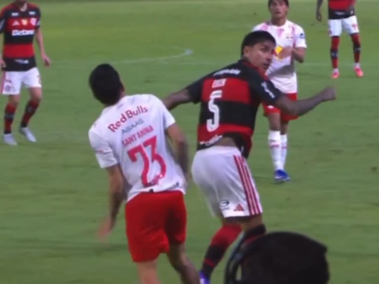 “¿Pero qué hizo?“: Erick Pulgar fue expulsado de manera insólita en el Brasileirao