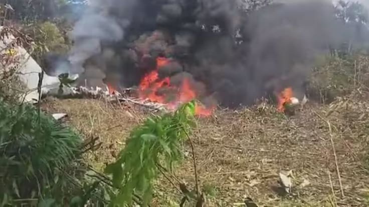 Se estrella avión militar en Colombia con más de 100 soldados a bordo