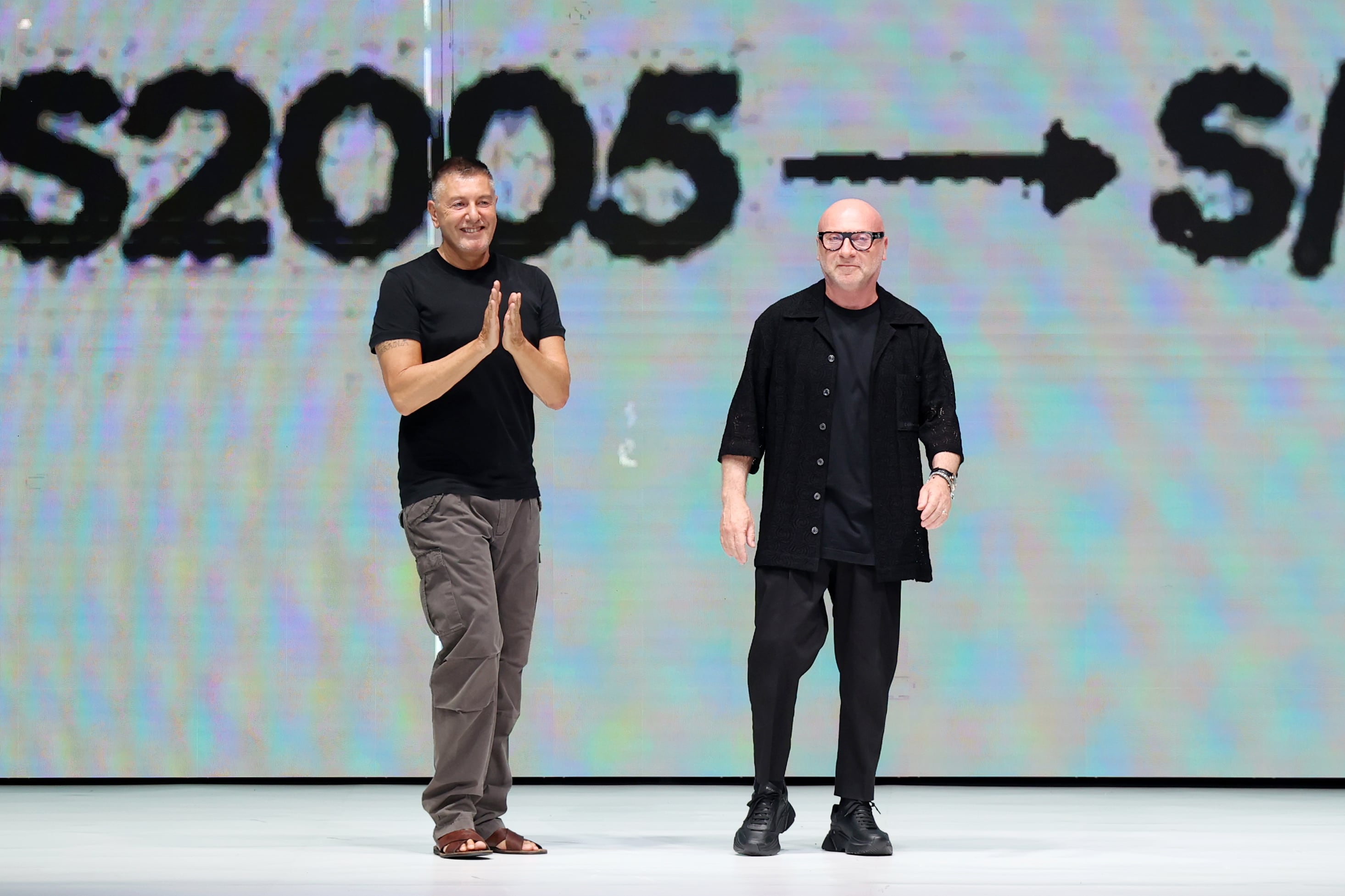 De izq. a der,: Stefano Gabbana y Domenico Dolce / GETTY IMAGES