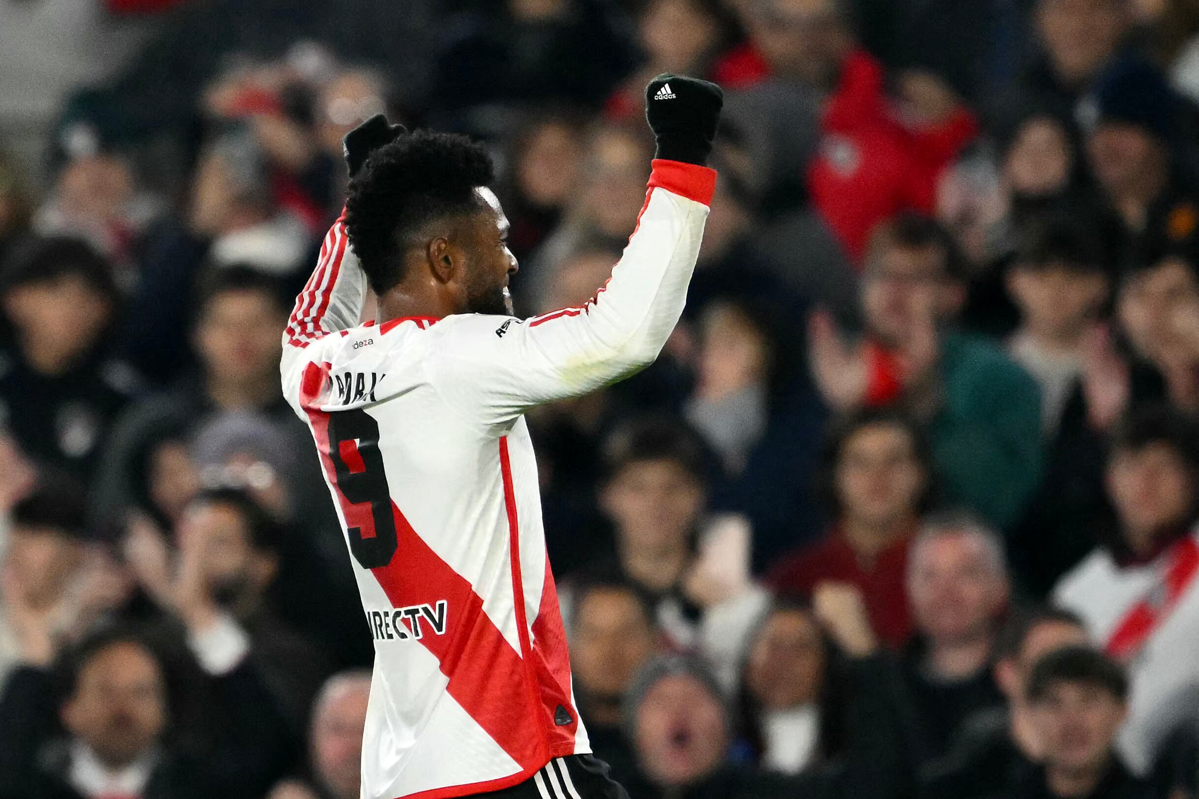 River Plate se impuso a Libertad y mantuvo su invicto en la Copa Libertadores 2024 | Getty Images
