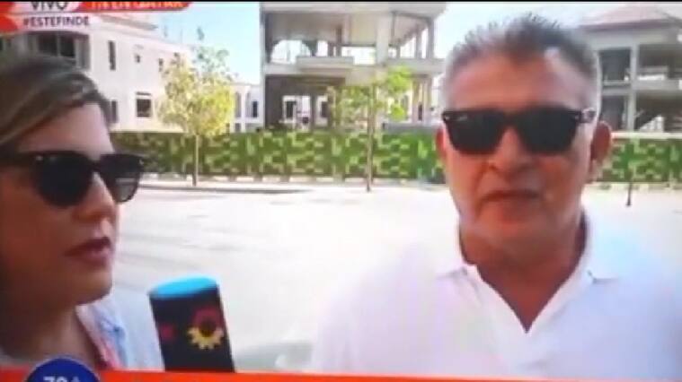 "No me hagan esto": Reportera argentina le hace sorprendente desconocida a Claudio Borghi en Qatar