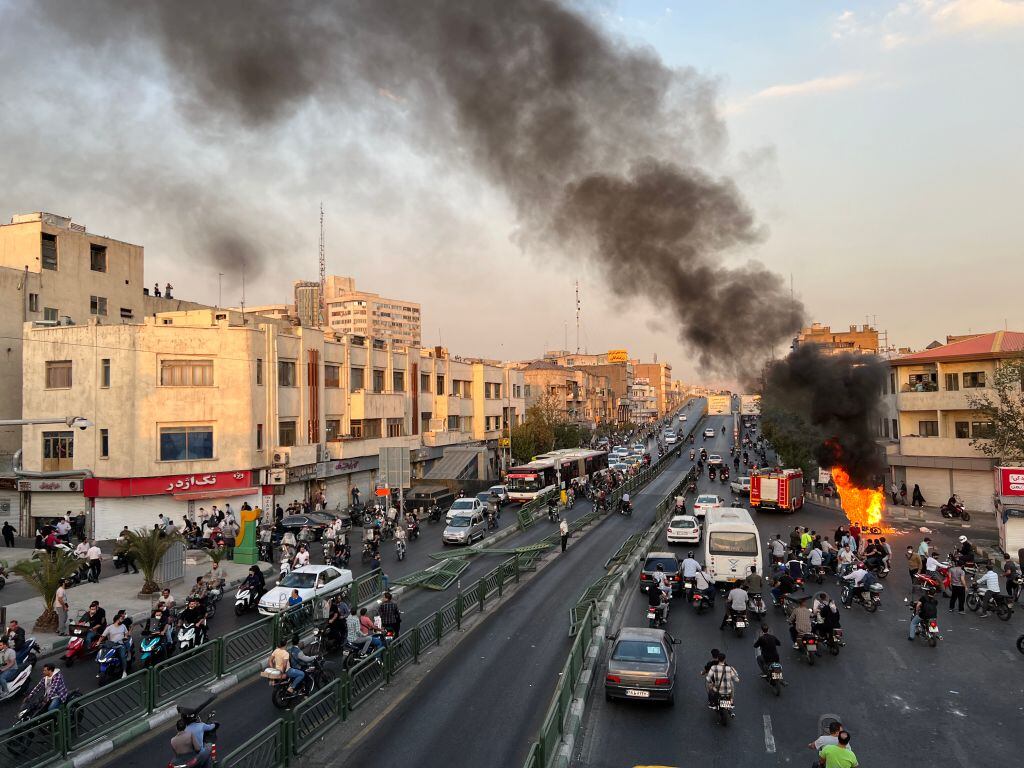 Las manifestaciones contra el gobierno de Irán tras la muerte de Mahsa Amini