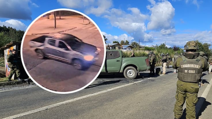 Revelan imágenes del momento en que atacan con disparos un cuartel de Carabineros en La Araucanía