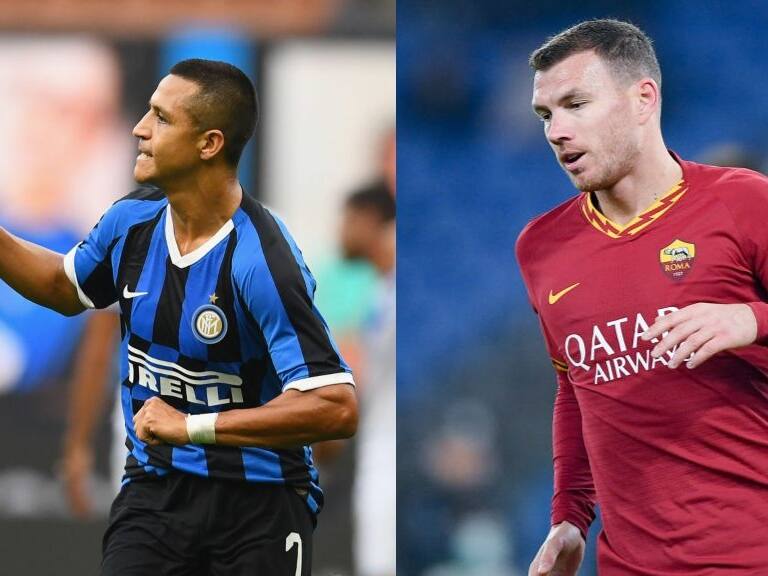 ¿Partirá? Inter y Roma estarían considerando un intercambio entre Alexis Sánchez y Edin Dzeko
