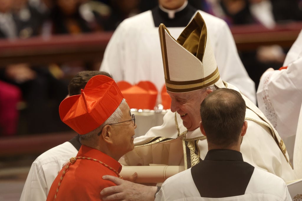 Lazzaro You Heung-sik y el Papa Francisco