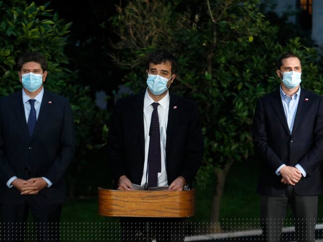 Rodrigo Cerda, Juan José Ossa y Jaime Bellolio / Agencia Uno