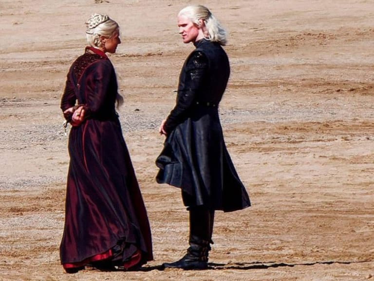 Filtran las primeras imágenes del rodaje de House of the Dragons, la precuela de Game of Thrones