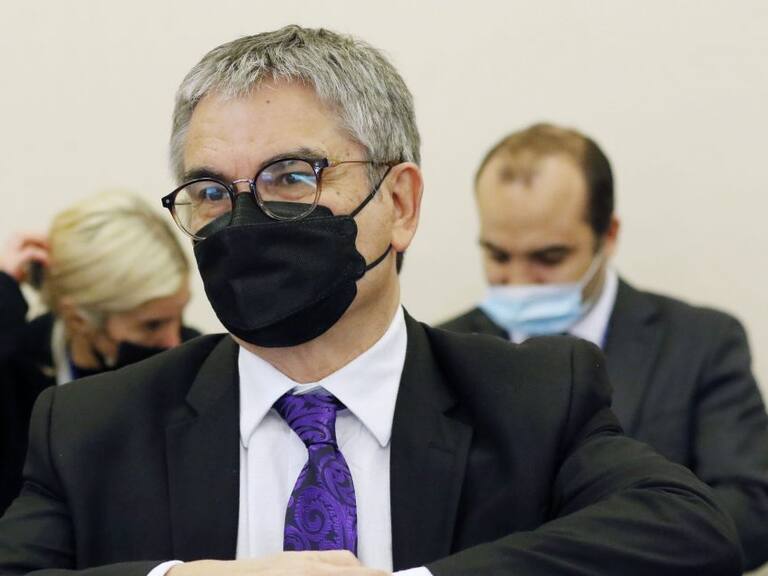 31 DE MAYO DE 2022/VALPARAISOEl ministro Mario Marcel, durante la Comisión de Hacienda de la Cámara de Diputados, que analiza el proyecto que aumenta el límite del mecanismo de estabilización de precios de los combustibles .
FOTO: LEONARDO RUBILAR CHANDIA/AGENCIAUNO