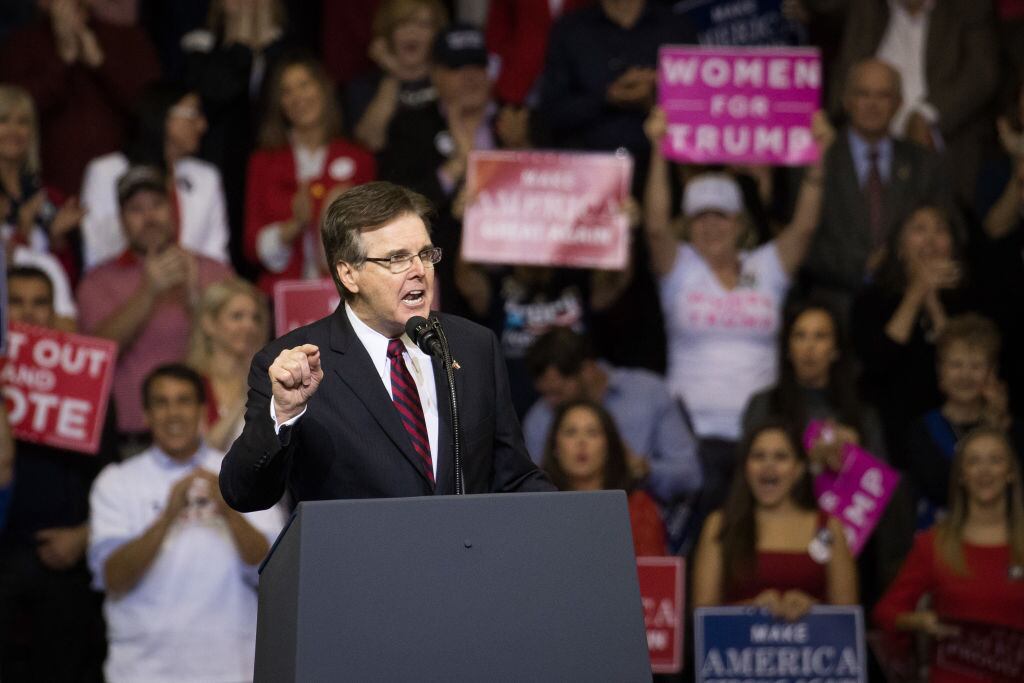 El político republicano Dan Patrick