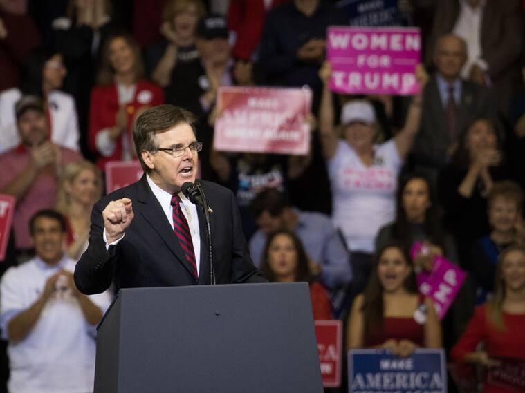 El político republicano Dan Patrick