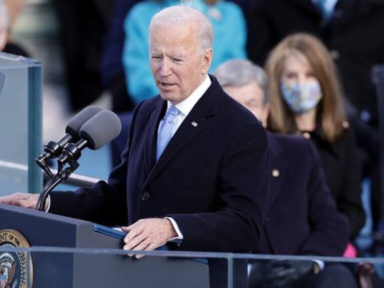 Joe Biden llamó a la unidad en su primer discurso