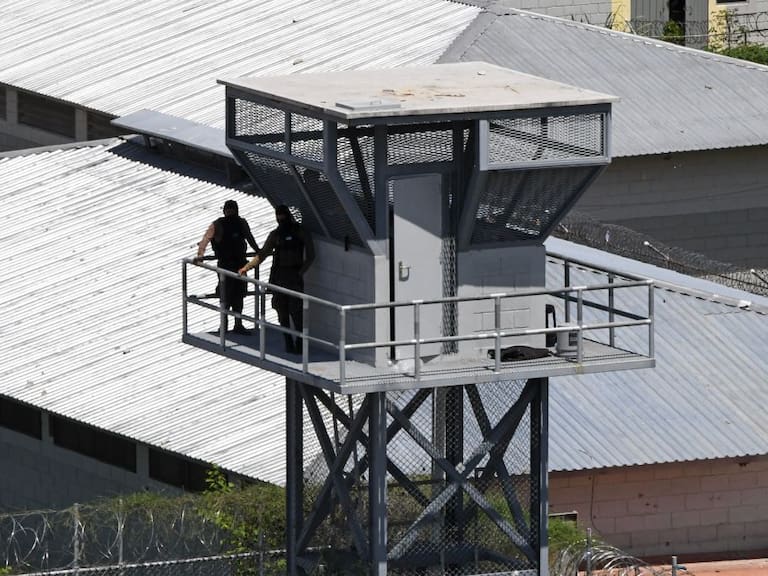 Vista de una cárcel de Honduras