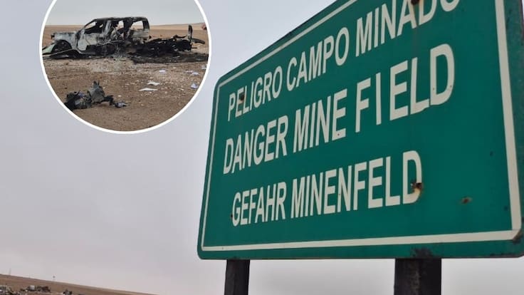 Dos minas antitanque, cátodos de cobre y una camioneta destruida: Todo lo que se sabe del incidente en la frontera