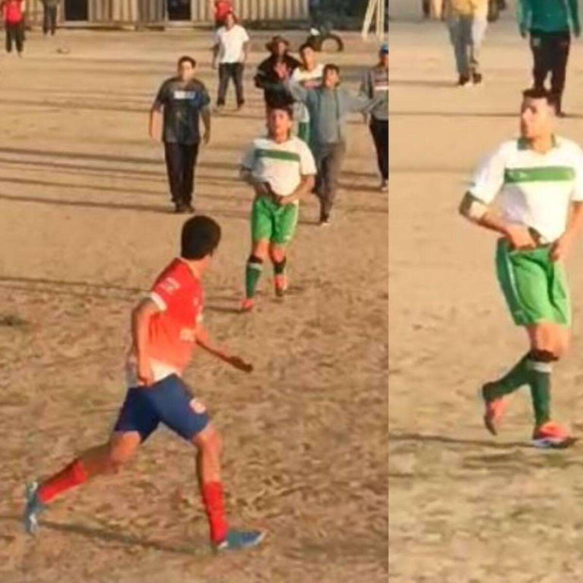 ¡Terror en Quilpué! Futbolista saca pistola frente a niños y amenaza a jugadores en pleno partido