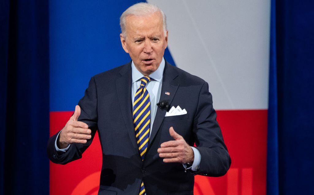 Joe Biden en un programa de televisión