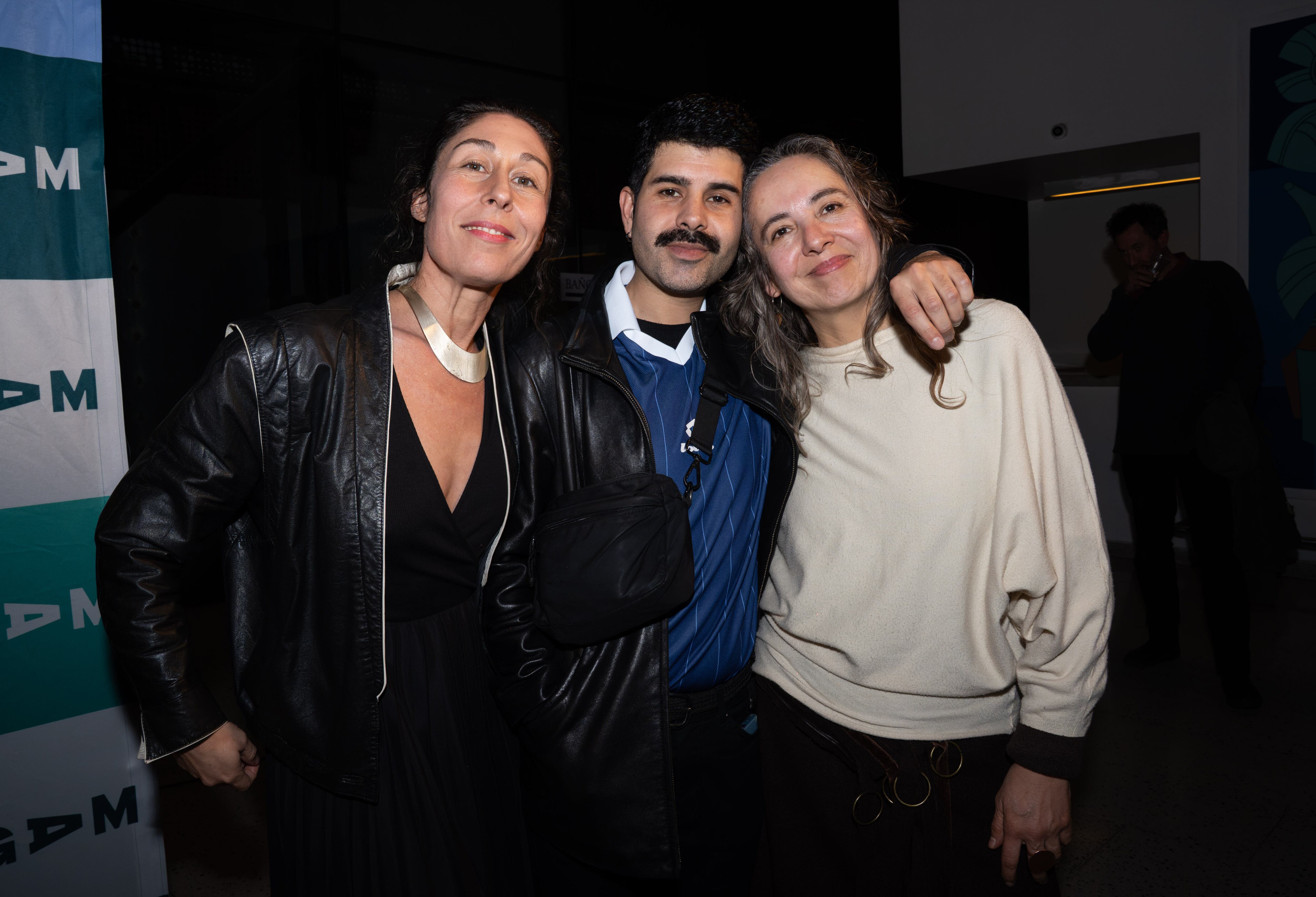Trinidad Piriz, Pedro Bahamondes y Constanza Farías.