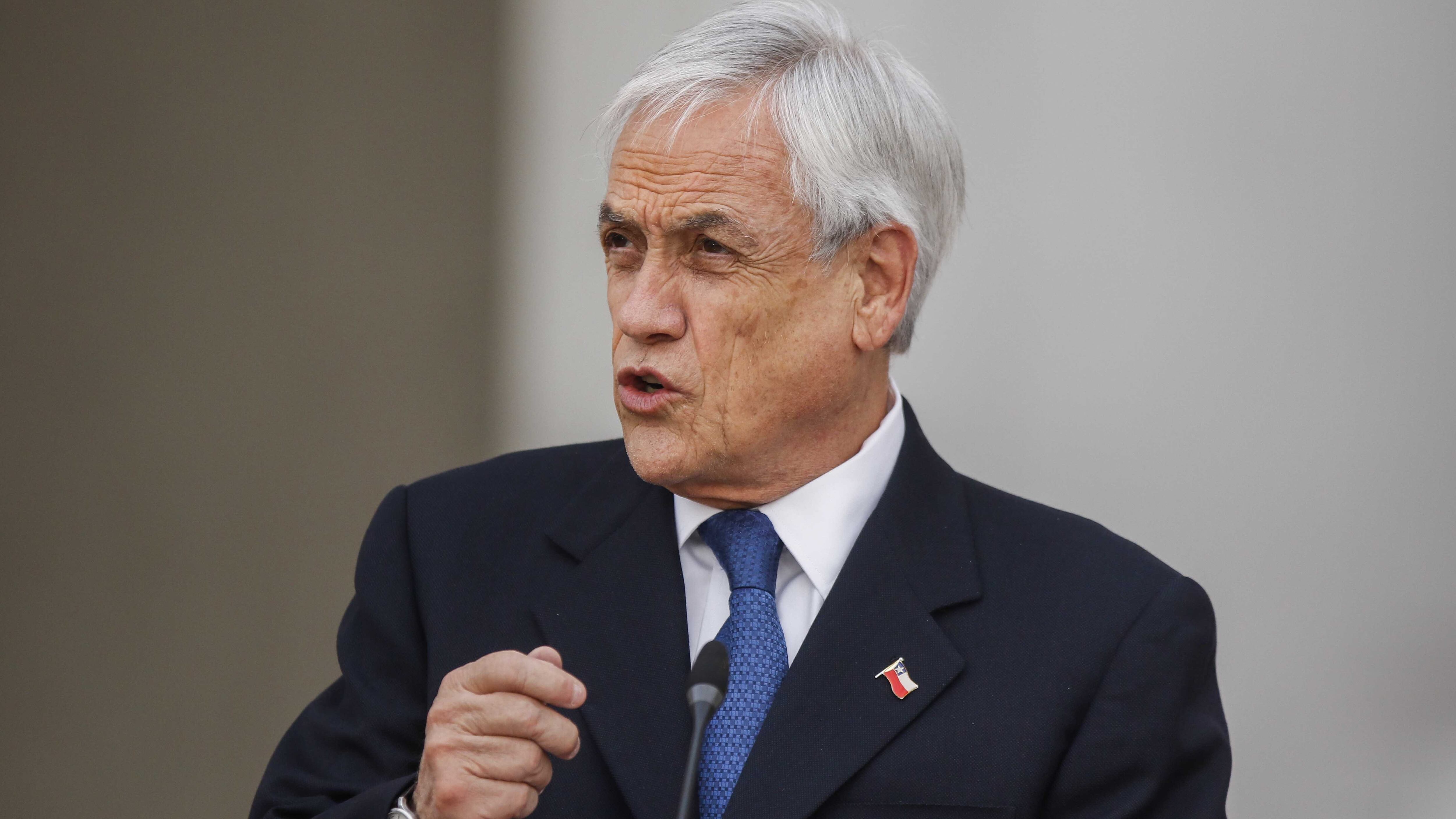 1 de junio del 2020/SANTIAGOEl Presidente de la Republica, Sebastián Piñera, realiza un punto de prensa en el patio de Los Naranjos, junto a la Subsecretaria de Salud.
FOTO: SEBASTIAN BELTRAN GAETE/AGENCIAUNO