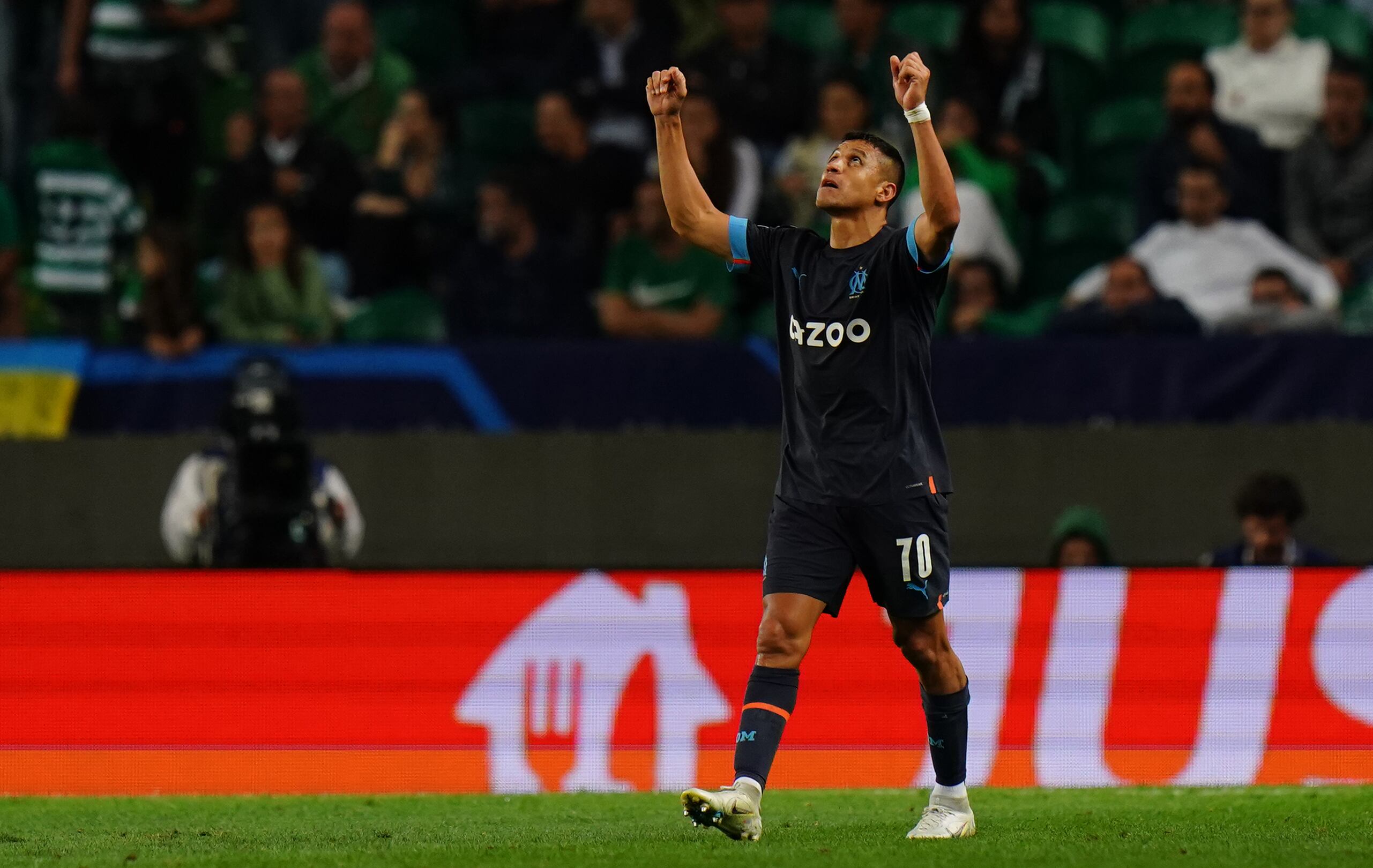 El especial saludo del Marsella a Alexis Sánchez por el 14 de febrero | Getty Images