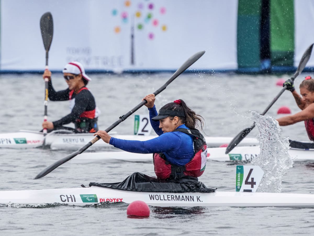 Irá por medallas: Katherinne Wollermann avanza a la final tras ganar su serie en el para canotaje de París 2024