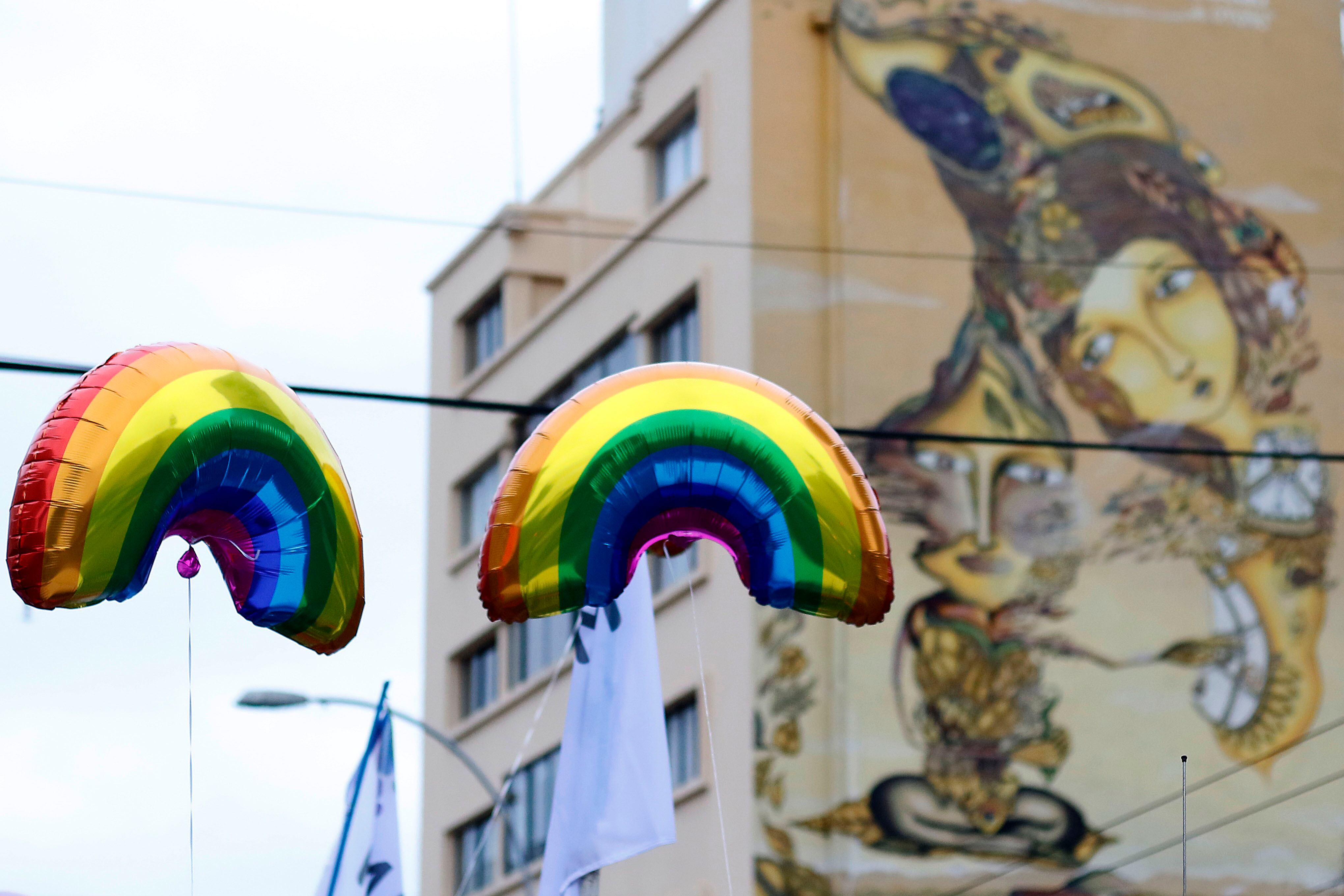 Marcha por el orgullo gay en Valparaiso en 2019