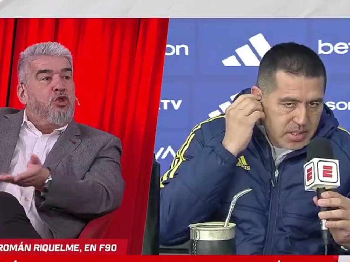 Juan Román Riquelme abandona una entrevista en vivo tras fuerte cruce con periodista: “A mí no me reta ni mi viejo”