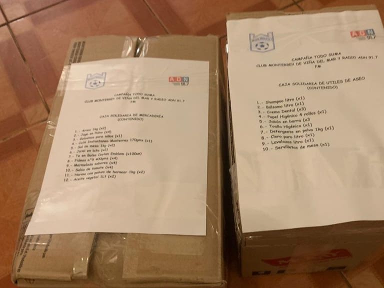 En ADN Todo Suma: CSD Monterrey de Viña del Mar ayuda con cajas de alimentos