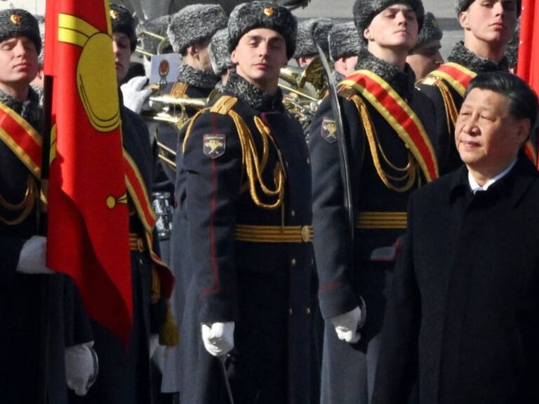 Xi Jinping tras arribar a Moscú: «Con Rusia estamos listos para guardar el orden mundial basado en la legalidad internacional»