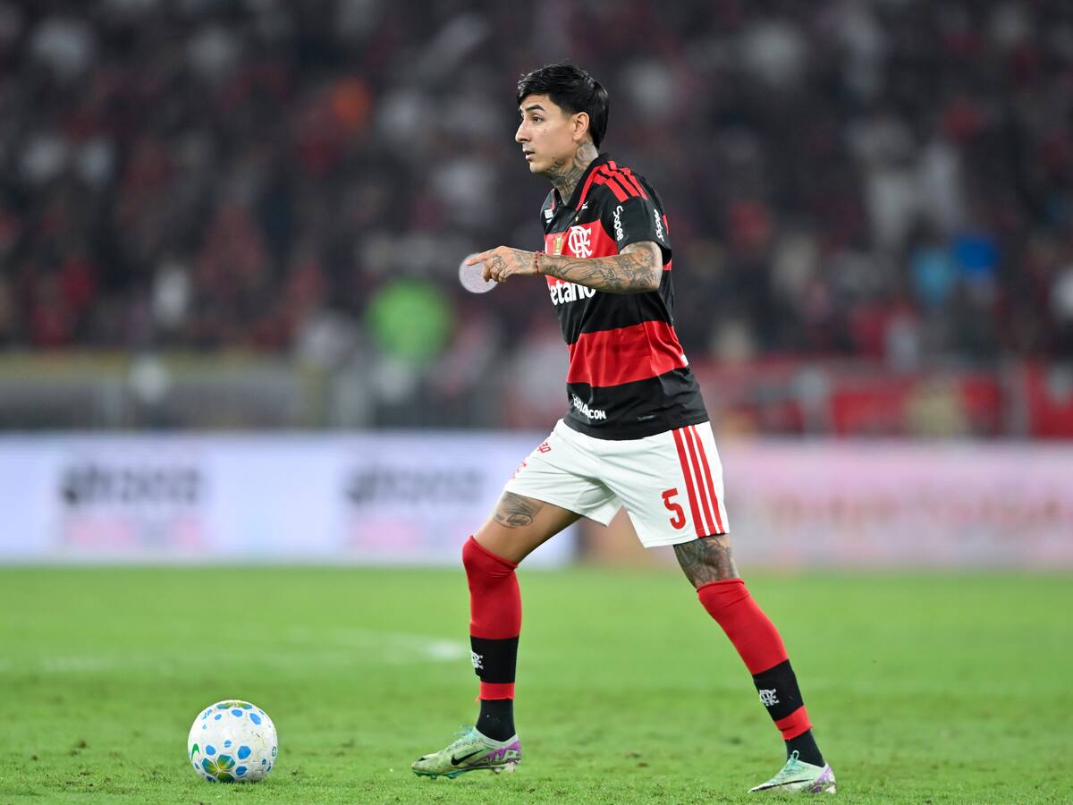 El espectacular pase de Erick Pulgar que terminó en un golazo de Flamengo: ¡hasta el relator se sorprendió!