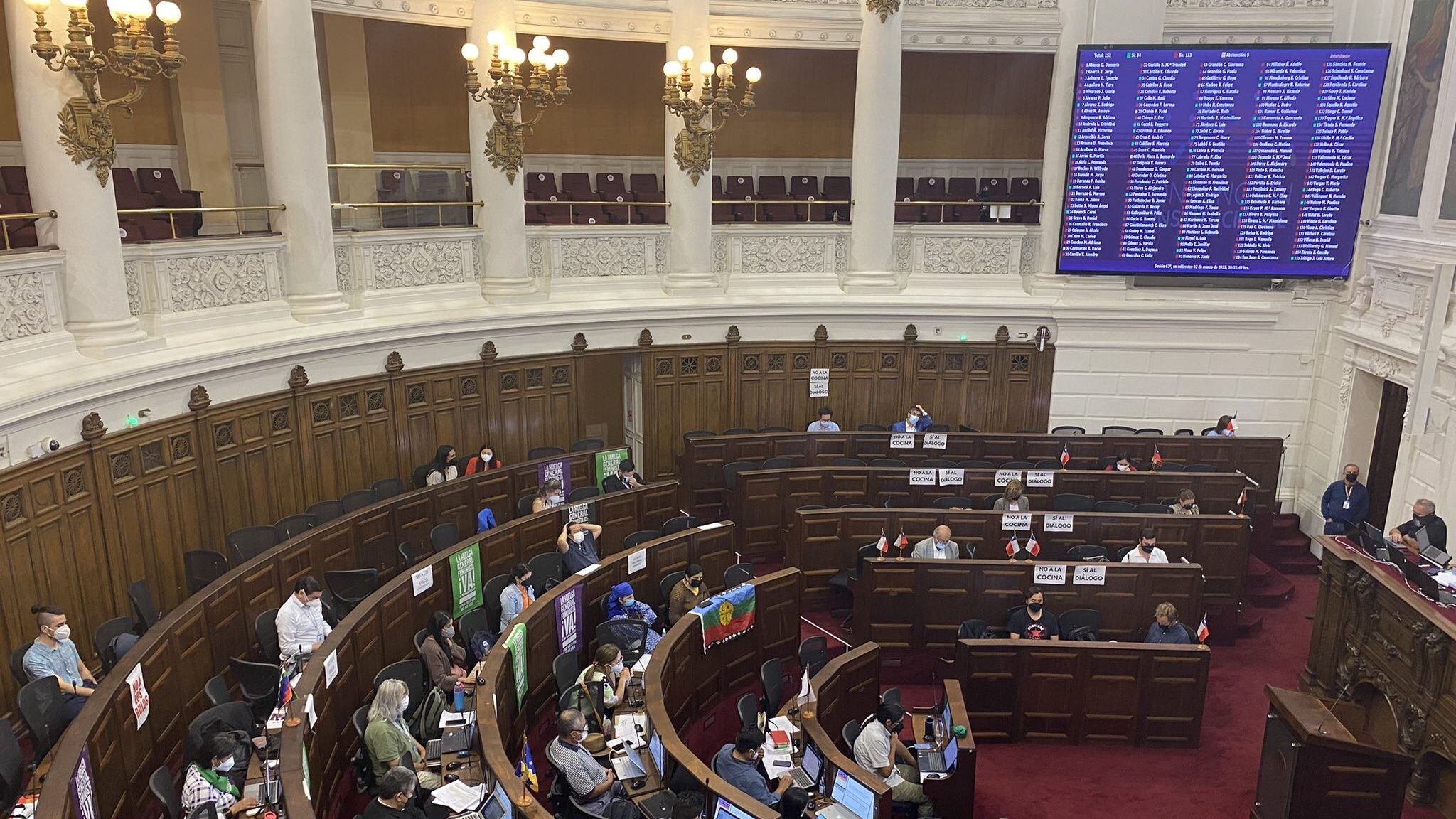Pleno de la Convención Constitucional realizó nueva votación