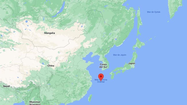 Imagen referencial del Mar de China Oriental