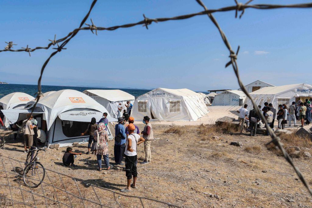 La crisis humanitaria en el campo de refugiados en la isla de Lesbos