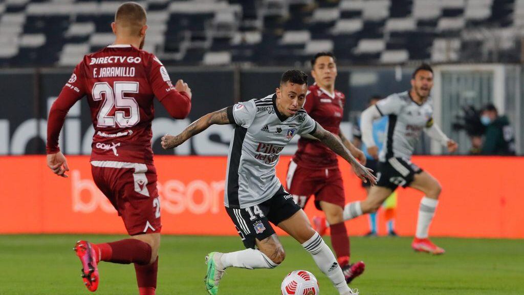 6 de Junio del 2021/SANTIAGOMartin Rodriguez(c) ,durante el partido valido por la décima fecha del Campeonato Nacional AFP PlanVital 2021, entre Colo Colo vs Deportes La Serena, disputado en el Estadio Monumental.
FOTO:FRANCISCO LONGA/AGENCIAUNO