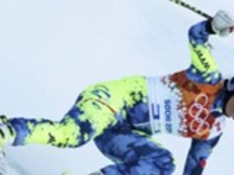 Noelle Barahona sufrió caída y quedó eliminada en Supercombinado de Sochi