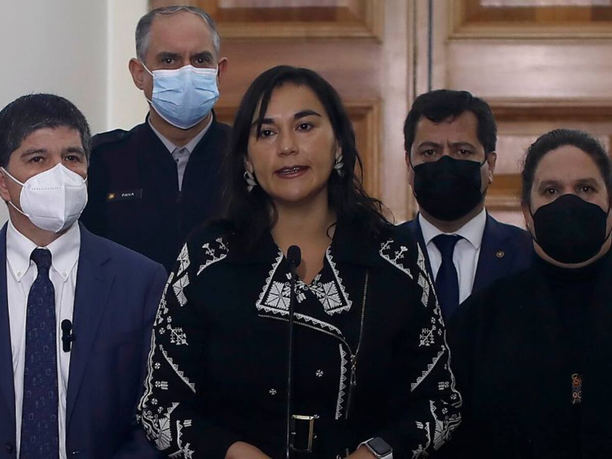 Ministra Siches recomendará al Presidente Boric prorrogar estado de excepción en la macrozona sur