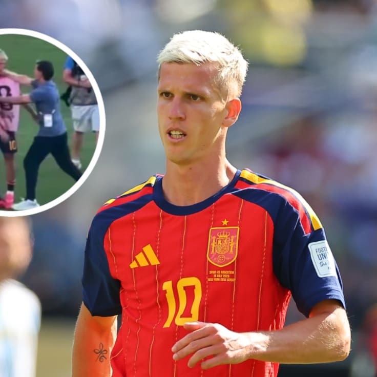Dani Olmo lanza dura respuesta al ayudante de Argentina que lo golpeó en la final del Mundial: “Falta a la verdad”