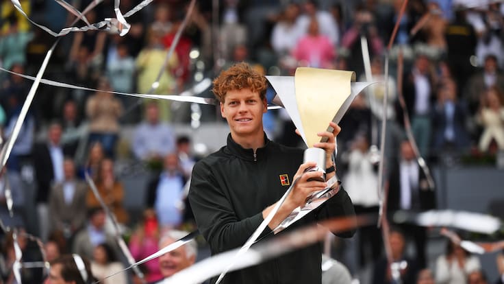 Sinner aplasta en la final de Madrid: el récord que logró y la curiosa estadística que lo liga a otro destacado deportista