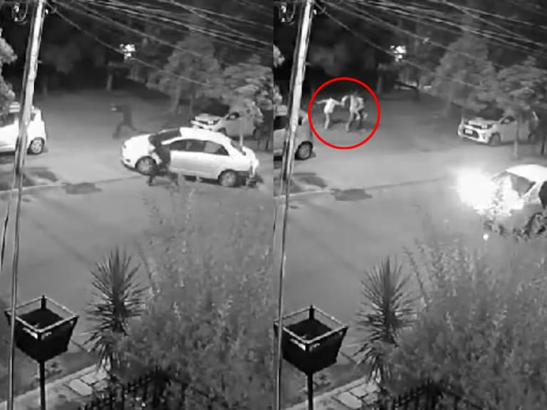 Madre junto a sus dos hijos sufren portonazo en Puente Alto: fueron amenazados con armas de fuego