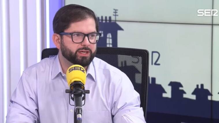 Presidente Boric en Cadena Ser