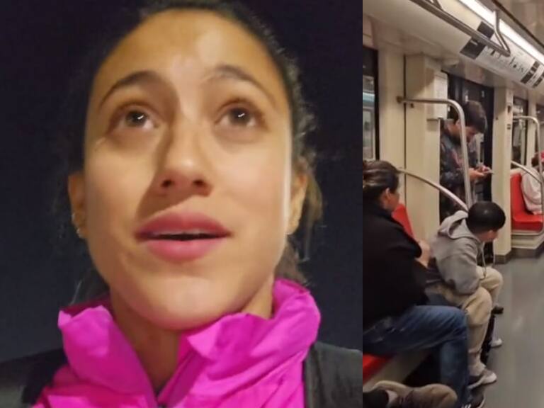 «Gracias chilenos por ser tan lindos»: clavadista mexicana comparte conmovedor video tras ser consolada por pasajeros en el Metro