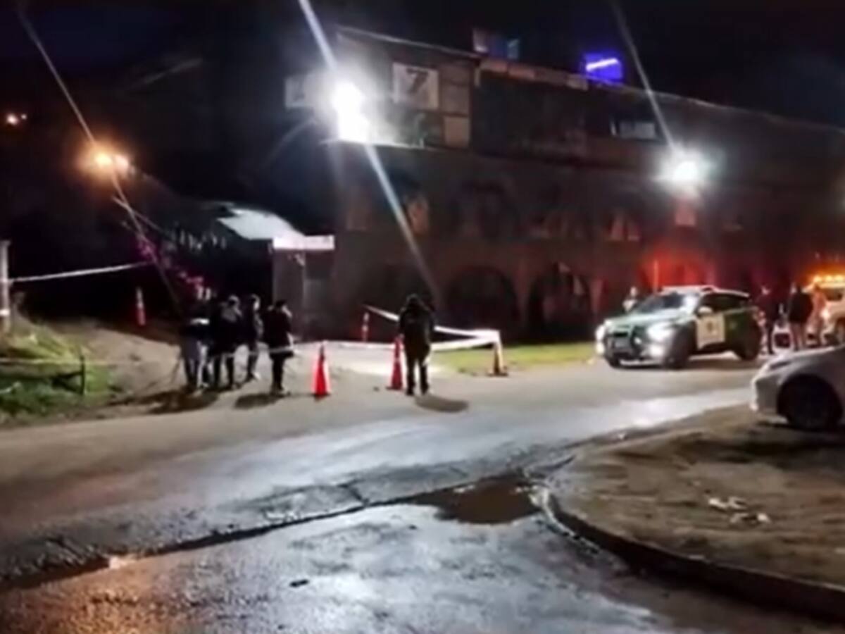 Tres personas baleadas en una discoteca en Lota: atacantes habrían disparado tras que no se les permitiera ingresar