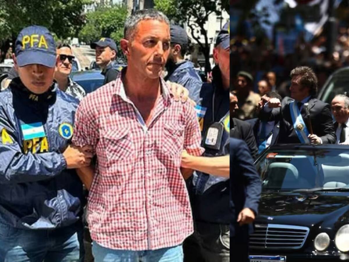 Condenan a tres años de cárcel a hombre que lanzó botella a presidente Javier Milei