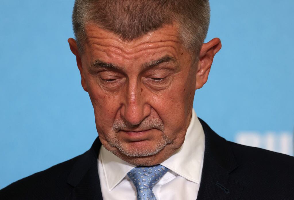 El derrotado primer ministro checo Andrej Babis