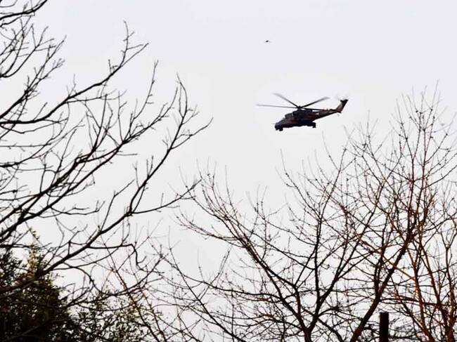 Helicóptero en Ucrania