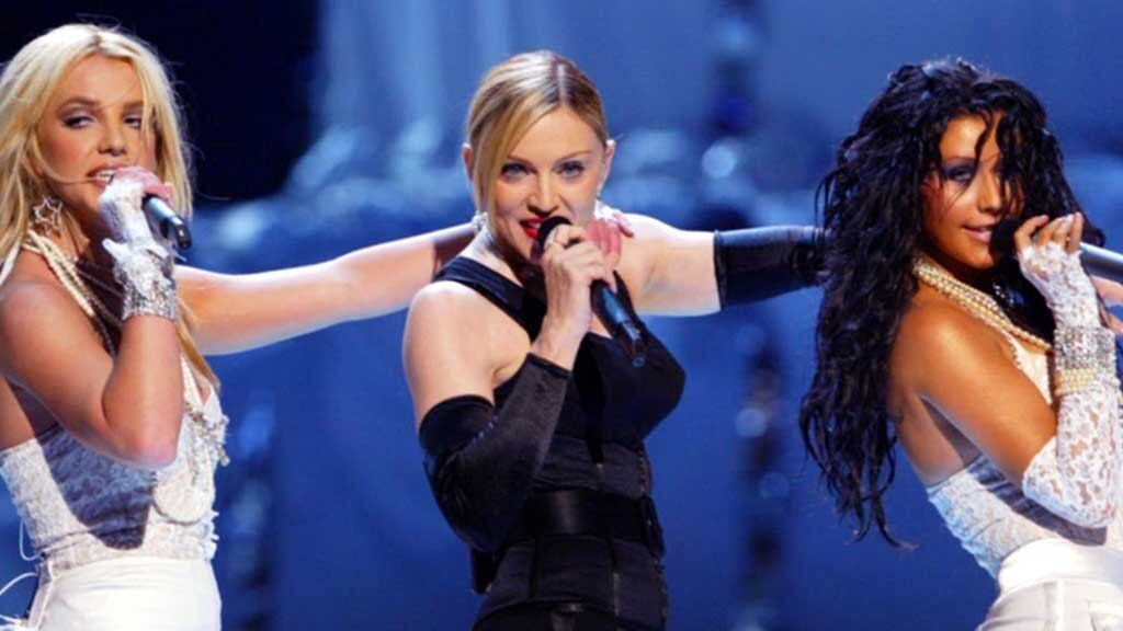 Britney Spears Madonna y Christina Aguilera