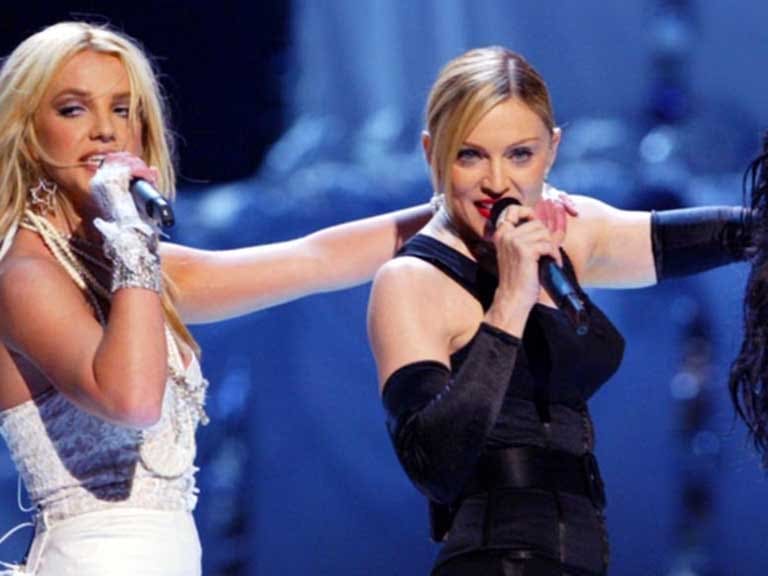 Britney Spears Madonna y Christina Aguilera