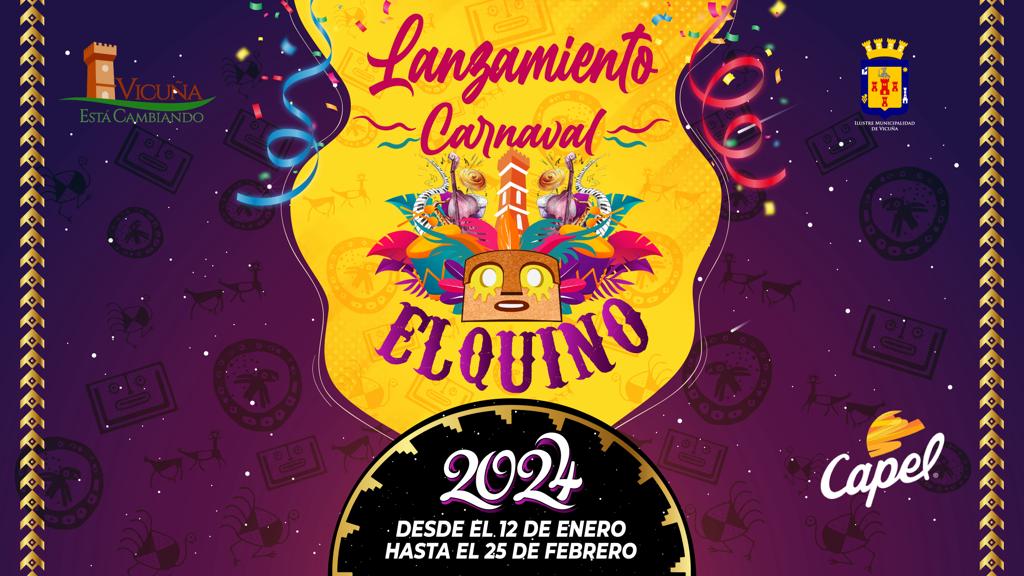 Kramer, Ma. José Quintanilla y Entremares: lanzan edición 2024 de su histórico Carnaval Elquino