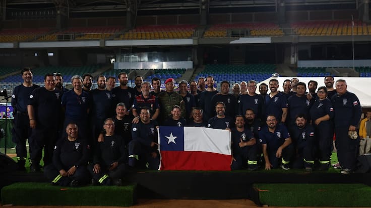 “Somos la cara visible”: Delcy Rodríguez reconoce al equipo chileno USAR por sus labores de rescate tras doble terremoto en Venezuela