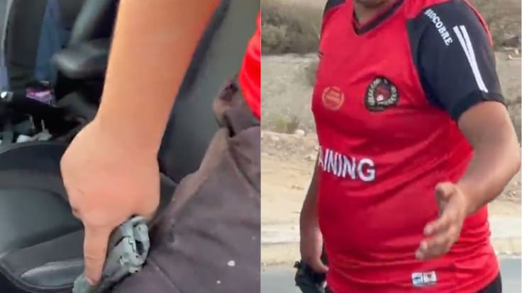 Graban violento incidente en fútbol amateur de Copiapó: sujeto sacó presunta arma de fuego