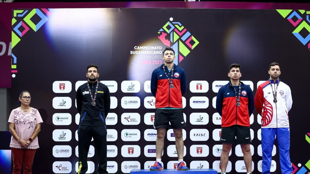 Chile logra ocho medallas en el Sudamericano de Tenis de Mesa