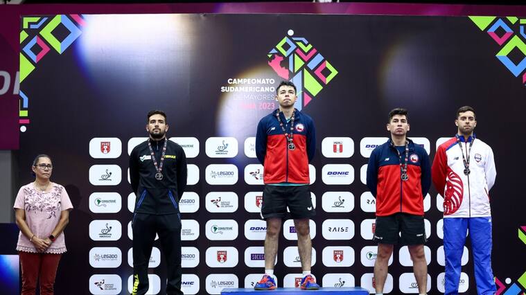 Chile logra ocho medallas en el Sudamericano de Tenis de Mesa
